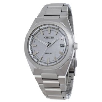 Citizen Attesa Quartz Silver Dial Mens Watch CB3040-56H