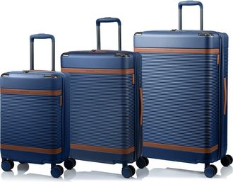 Champs Luggage Vintage III Hardside 3-Piece Luggage Set in Navy at Nordstrom Rack
