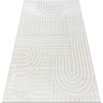 RugsX Alfombra Balance 1918 Crema - Geom&eacute;trico, Estructural, Glamour Beige 180x270 Cm
