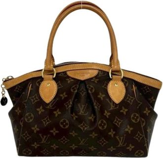 Louis Vuitton Pre-owned Vintage Boston Bag - Dames - Vintage Handtas - Bruin - ONE Size - Leer - Vintage