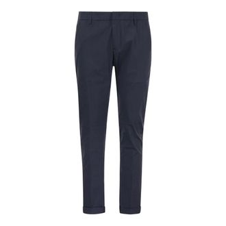 Dondup Heren, Broeken, Blauw, Maat: W34 Katoen