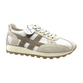 Hogan Interactive Sneakers - Heren - Sneakers - Bruin - 43 1/2 EU - Leer - Schoenen