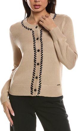 Elie Tahari Elie Tahari Whipstitch Cardigan