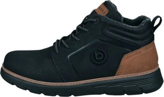 Bugatti Veterschoenen met Panelen - Heren - Veterlaarzen - Zwart - 41 EU - Schoenen