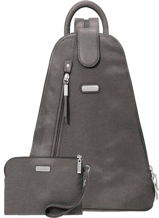 Baggallini Womens Metro Convertible Backpack with RFID Wristlet