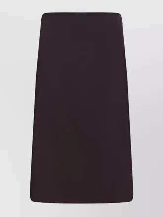 Fendi wool midi skirt four slits