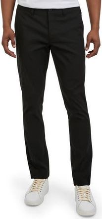 DKNY Essential Tech Slim Chino Pants in Black at Nordstrom Rack, Size 30 X 30