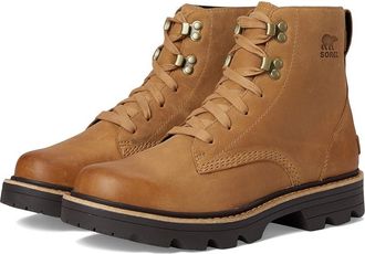 Sorel Revel Rd Boots Lace Waterproof Womens Boots Tawny Buff/Blackened Brown : 10.5 B - Medium, Leather