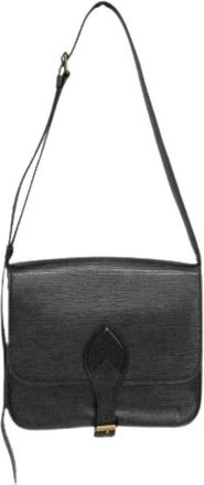 Louis Vuitton Tweedehands leren Louis Vuitton tassen - Dames - Vintage Schoudertas - Zwart - ONE Size - Vintage