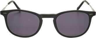 Hackett Mens Black Round Sunglasses HEBS158