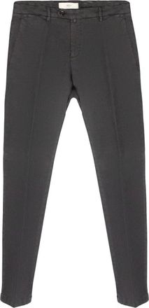 BRIGLIA 1949 Chinos, male, Gray, S, Straight-leg Chinos