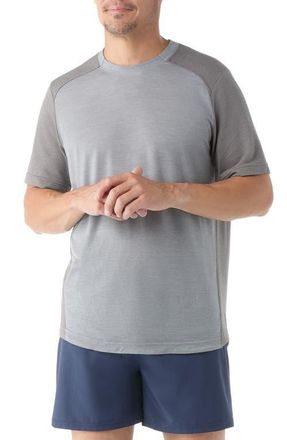 Smartwool Mesh Back T-Shirt in Light Gray Heather at Nordstrom, Size Xx-Large
