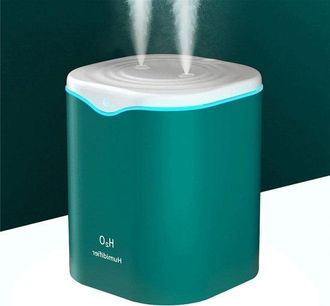 No Brand Humidificadores Usb Port&aacute;tiles - 2000 Ml - Para Dormitorio - Humidificador Ultrasilencioso - Humidificadores Para Plantas De Dormitorio - Verde