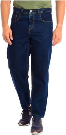 La Martina Klassieke Straight Leg Broek - Heren - Slim Fit Jeans - Blauw - W33 - Katoen - Jeans