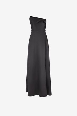 Roland Mouret Langes ausgestelltes Bustierkleid aus Taft