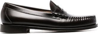 G.H. Bass & Co. Weejuns Larson leather penny loafers - men - Leather/Leather/Leather - 41.5 - Brown