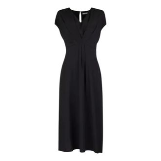 Stenstr&ouml;ms Midi Dresses, female, Black, Size: XS Sleeveless Silk Dress