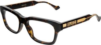 Gucci Optical Frame - Heren - Brillen - Bruin - 54 MM - Accessoires