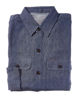 Isaia Linen Overshirt