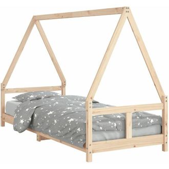 vidaXL Estructura de cama para niños madera maciza de pino 80x200 cm Vidaxl