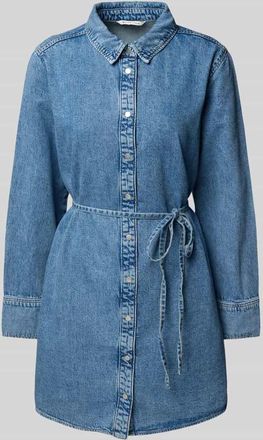 Tom Tailor Denim Relaxed Fit Jeanskleid aus reiner Baumwolle in Blau, Gr&ouml;&szlig;e S