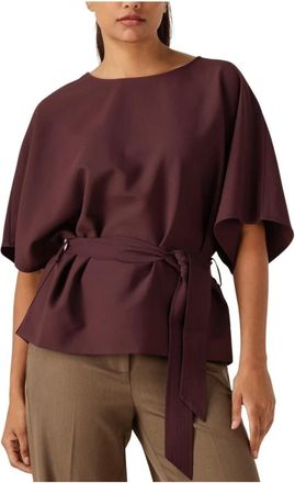 Mos Mosh MOS Mosh, Overhemden, Dames, Rood, L, Wol, Mmrikala Miley Blouse