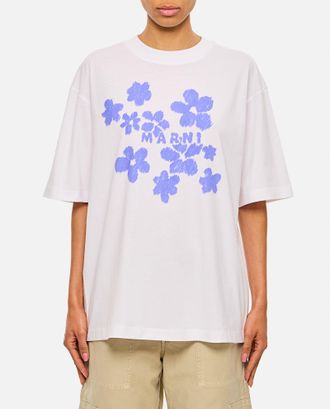 Marni White Cotton T-shirt