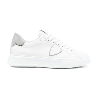Philippe Model Sneakers, male, White, Size: 10 US White Calf Leather Sneakers