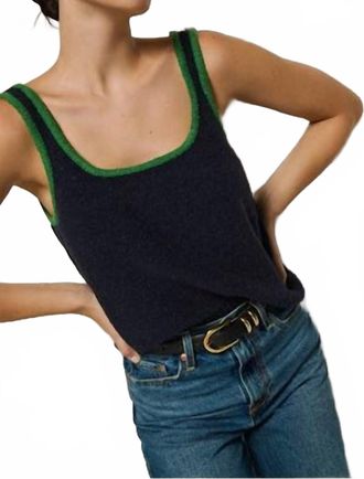 Nation Ltd Peggy Sue Tank In Navy Blue