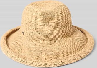 Loevenich Strohhut mit Label-Detail in Beige, Größe 1