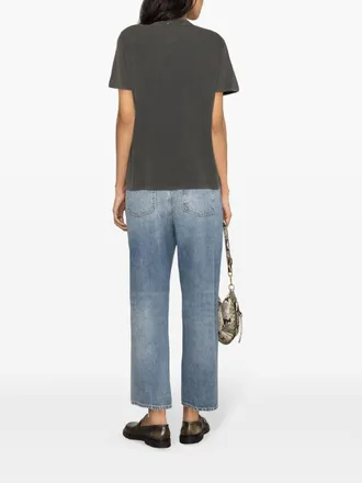 Golden Goose Crystal-Embellished T-Shirt - Anthracite Grey