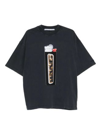Alexander Wang graphic T-shirt - Grey