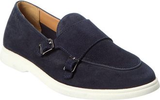 HUGO BOSS Sienne Monk Suede Loafer