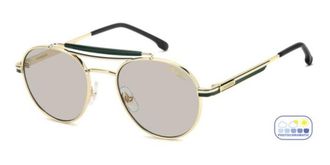 Carrera 381/S Polarized PEF/7O Mens Sunglasses Gold Size 52