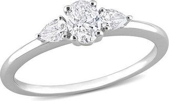 Rina Limor 14K 0.49 Ct. Tw. Diamond Three-Stone Ring