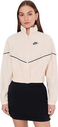 Nike Sportswear Windrunner Woven Jacket Speed Womens Jacket Chalk/Black/Black : 2XL (US 20-22), Nylon