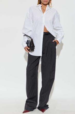 Tom Ford Creased Trousers, Womens, Black