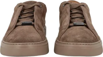 BOSS Garytenn Monochromatic Calf Leather Sneakers