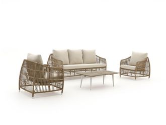 Manifesto Furniture Manifesto Ortello/ROUGH-K stoel-bank loungeset 4-delig 5-zits