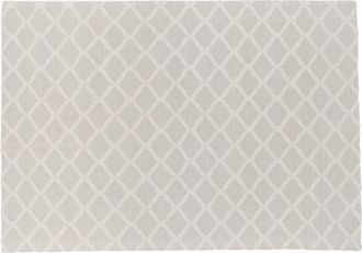 Woodek Alfombra de lana de diseño escandinavo cloudy, blanco roto - 160x230