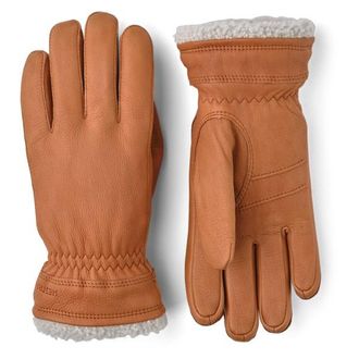 Hestra Buvika Deerskin Handschuhe für Damen | orange/braun