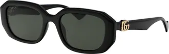 Gucci Womens Sunglasses Gg1535s Black-Grey Black-Black-Grey Injected Black/black/grey