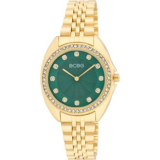 BCBGeneration Glitz Bracelet Watch, 34mm in Gold at Nordstrom Rack