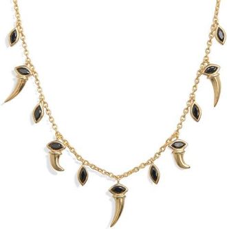 Awe Inspired x Jhen&eacute; Aiko Saber-Tooth Layering Necklace in 14K Gold Vermeil at Nordstrom