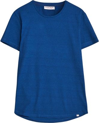 Orlebar Brown Mens Short Sleeves Tee In Signal Blue