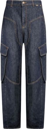 Fracomina Cargo Jeans - Jeans - Mujer - Azul - W28
