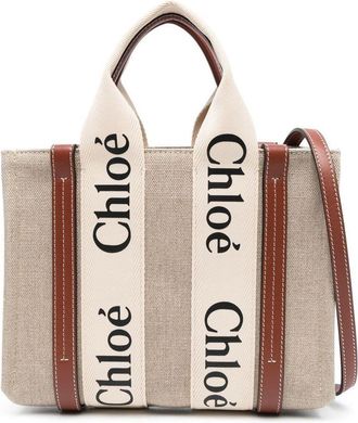 Chloé Woody Small Canvas Tote