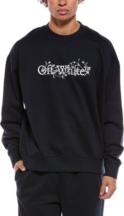 Off-white Floral Bookish Logo Sweatshirt