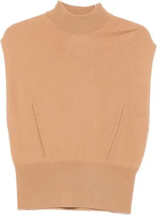 Semicouture Truien & Vesten, Dames, Beige, XS, Nylon, Angelica E412