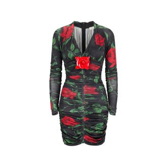 Blumarine Abito Jersey Stamp - - Dresses - Donna - Multicolore - S